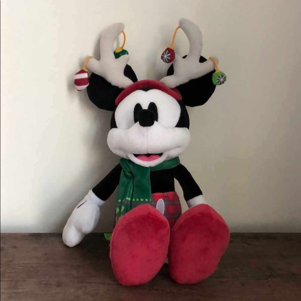 Christmas Mickey Mouse plush